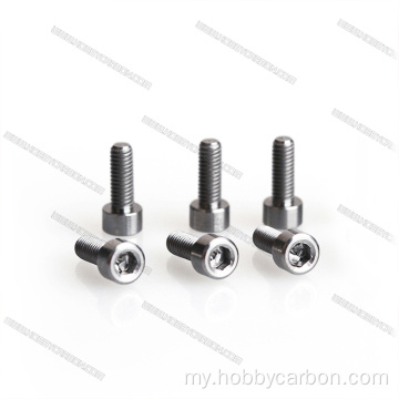 ပရော်ဖက်ရှင်နယ် titanium Socket screw နှစ်ခု m3